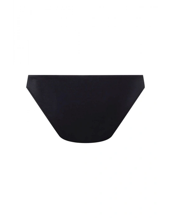 Kadın Siyah İnce Kenar Bikini Alt