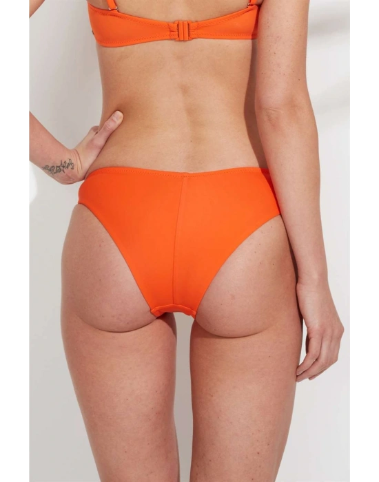 Kadın Turuncu Brazilian Bikini Alt