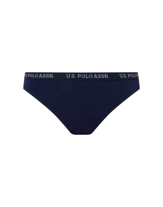 Kadın Lacivert Kalın Kenarlı Lastikli Bikini Alt