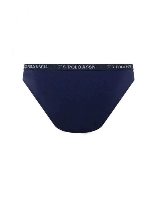 Kadın Lacivert Kalın Kenarlı Lastikli Bikini Alt