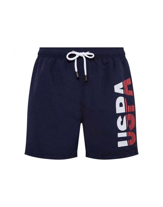 Erkek Lacivert Orta Boy Deniz Şortu 22004