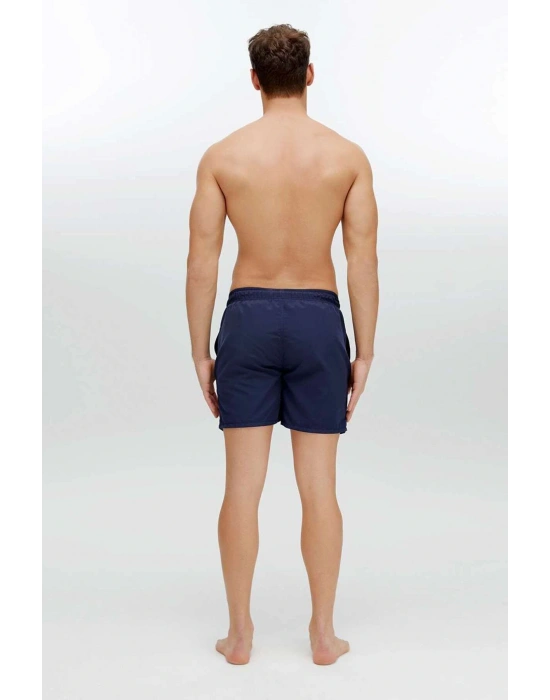 Erkek Lacivert Orta Boy Deniz Şortu 22004