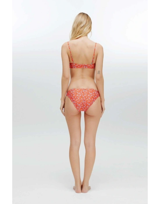 Kadın Turuncu Bikini Takım