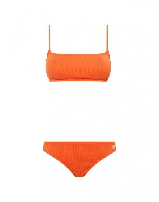 Kadın Kiremit Bikini Takım