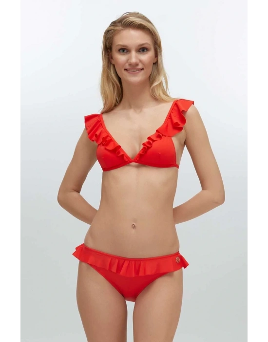 Kadın Kırmızı Bikini Takım