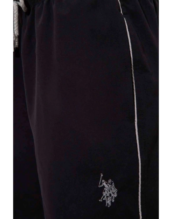 Erkek Siyah Orta Boy Deniz Şortu 22002