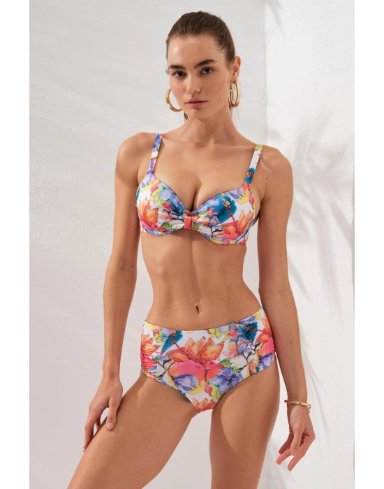 Gınger Balenli Kaplı Bikini Takım Garden 231235-D