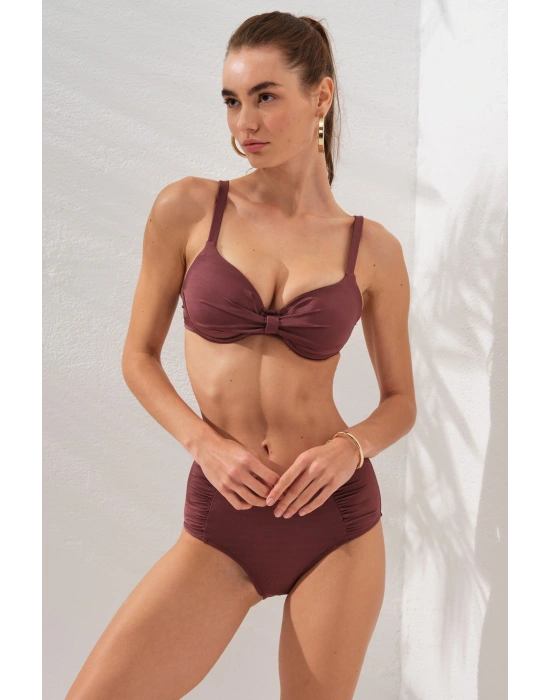 Gınger Balenli Kaplı Bikini Takım Toffee 231235