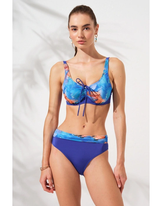 Melt Toparlayıcı Balenli Bikini Takım Marbel 231234-d