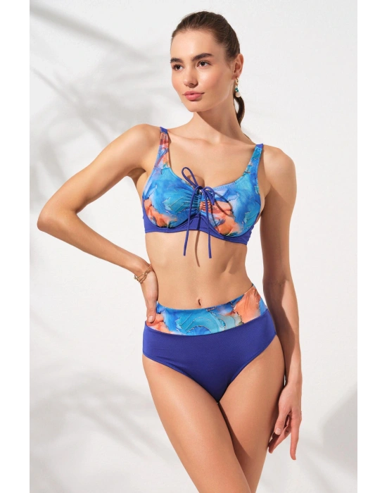 Melt Toparlayıcı Balenli Bikini Takım Marbel 231234-d
