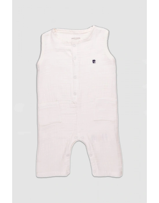 %100 Pamuk Müslin Kumaş Erkek Tulum 303461