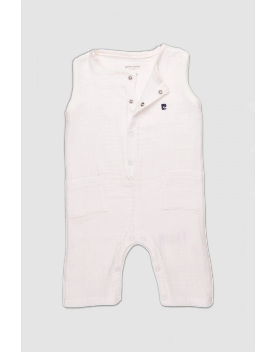 %100 Pamuk Müslin Kumaş Erkek Tulum 303461