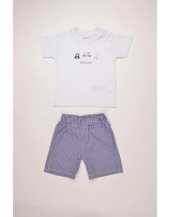 %100 Pamuk Erkek Çocuk Yazlık Şortlu Takım 303533