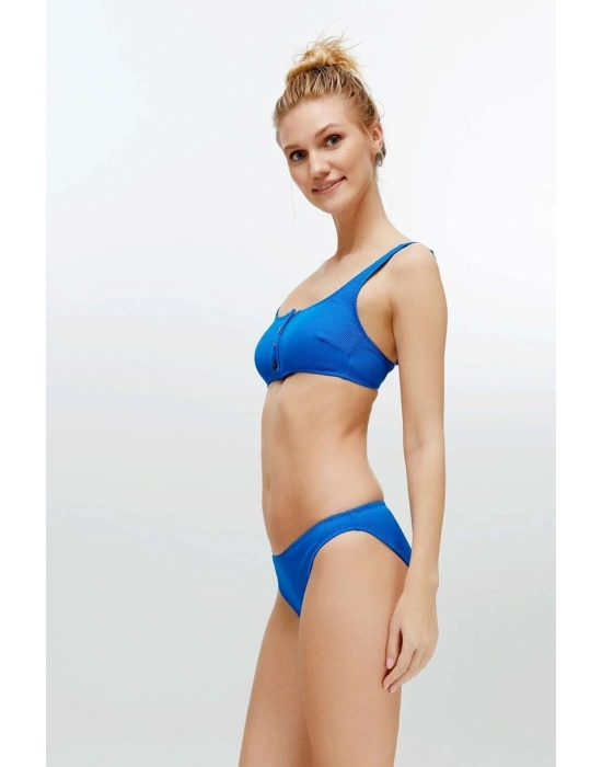 Kadın Saks Mavi Bikini Takım