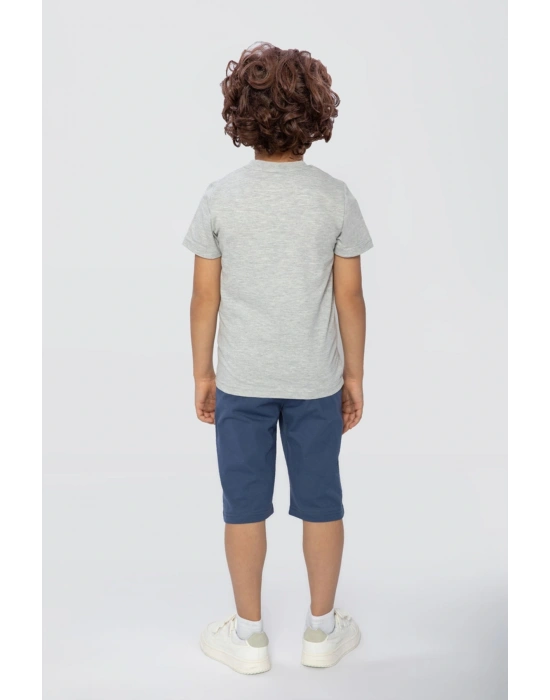 Us1098-22y Erkek Çocuk Bermuda Takım