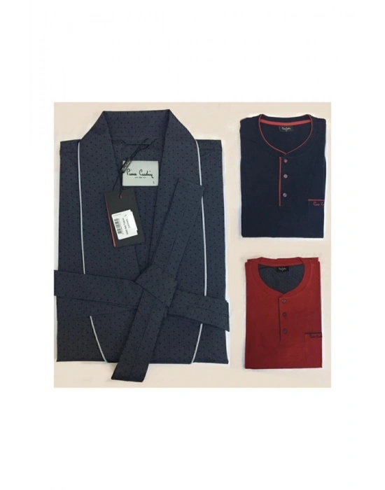 5 Li Uzun & Şortlu Pijama Robdöşambır Damat Çeyiz Seti 5560