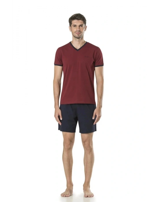 5 Li Uzun & Şortlu Pijama Robdöşambır Damat Çeyiz Seti 5560