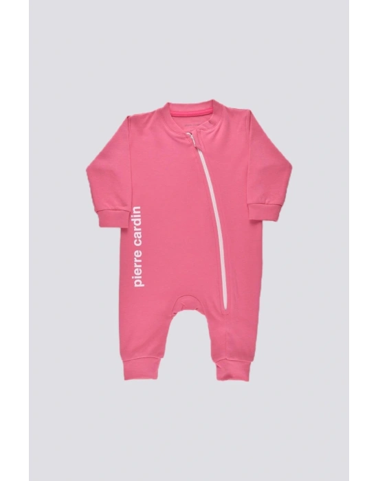 %100 Pamuk Interlok Fermuarlı Unisex Bebek&çocuk Tulum