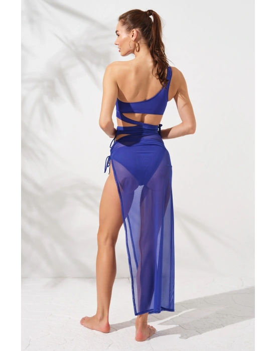 Yırtmaçlı Tül Tek Etek Sax 231807