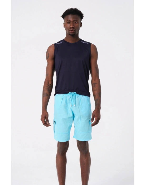 Erkek Pamuk Kargo Şort