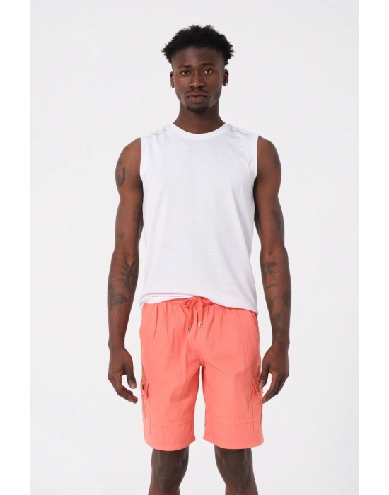 Erkek Pamuk Kargo Şort