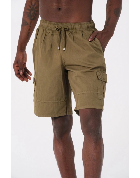 Erkek Pamuk Kargo Şort