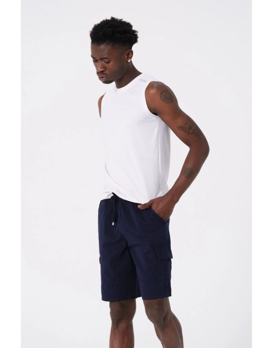 Erkek Pamuk Kargo Şort