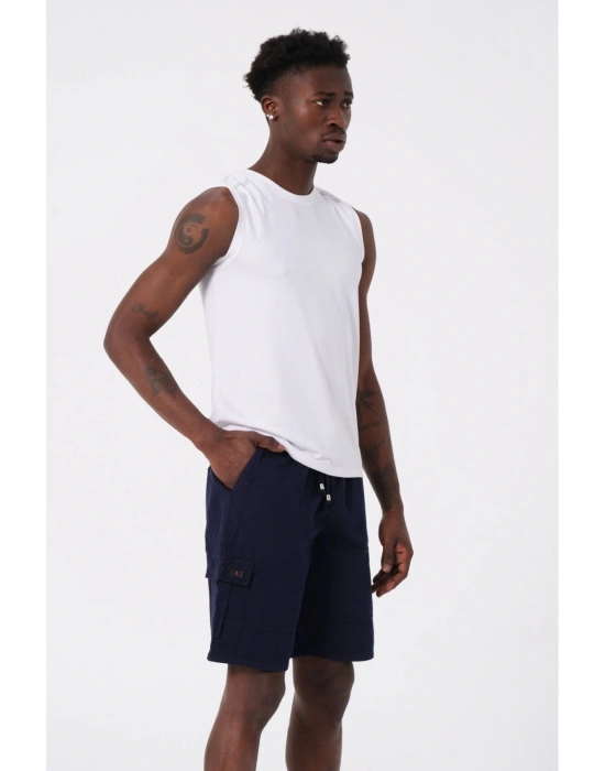 Erkek Pamuk Kargo Şort