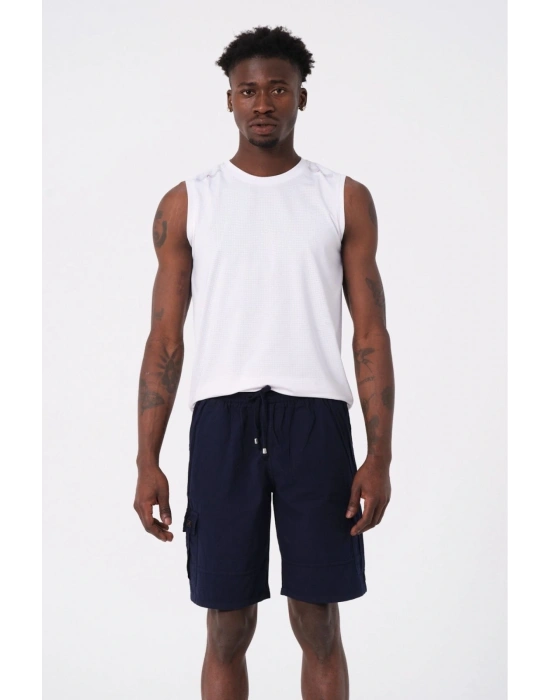 Erkek Pamuk Kargo Şort