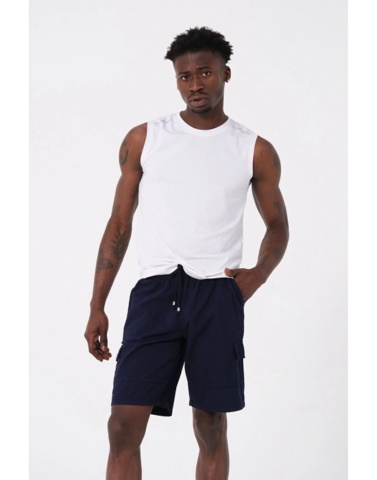 Erkek Pamuk Kargo Şort