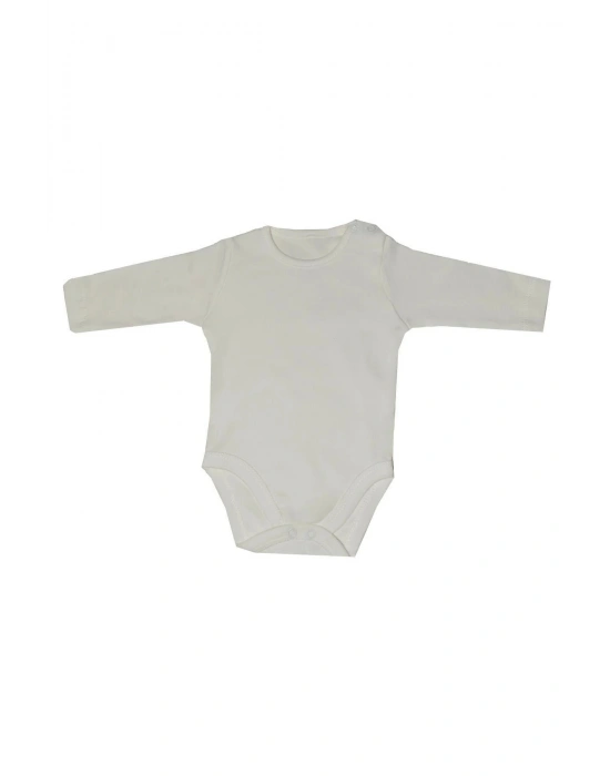 %100 Pamuk Triko Tulumlu 3 Parça Hastane Çıkış Seti 303950