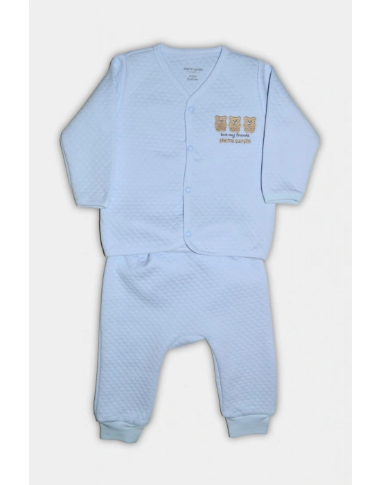 Ayıcık Nakışlı Kapitone Bebek İkili Takım 305195