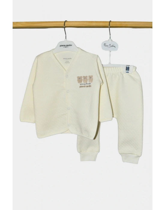 Ayıcık Nakışlı Kapitone Bebek İkili Takım 305195