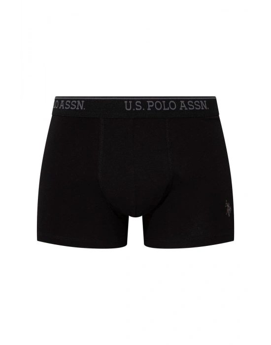 U.s Polo Assn. 90005 Erkek Battal 3lü Boxer-Siyah&Antrasit&Lacivert