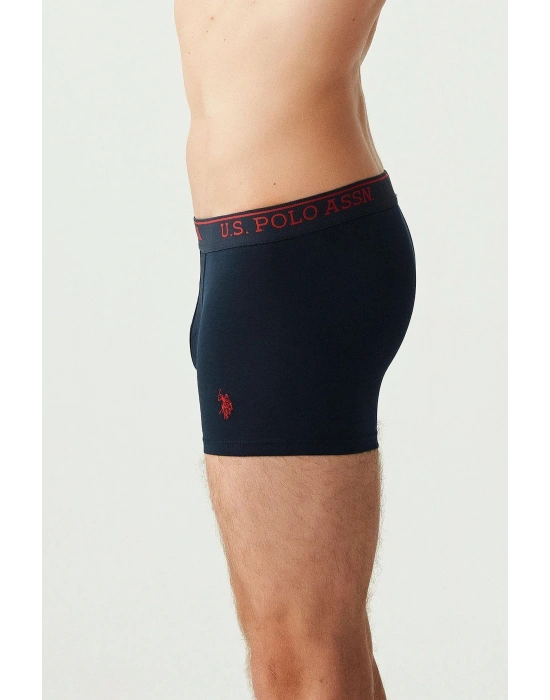 U.s Polo Assn. 90005 Erkek Battal 3lü Boxer-Siyah&Antrasit&Lacivert