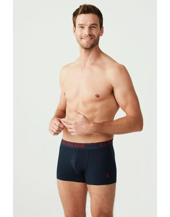 U.s Polo Assn. 90005 Erkek Battal 3lü Boxer-Siyah&Antrasit&Lacivert