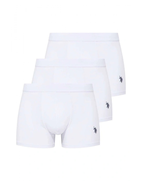 Erkek Beyaz 3 Lü Boxer