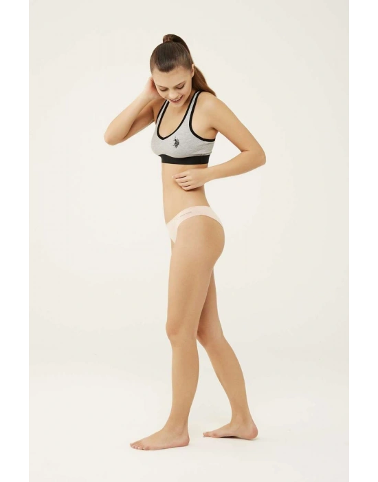 Kadın Siyah - Beyaz - Ten - Beyaz - Ten 5 Li Brazilian Slip