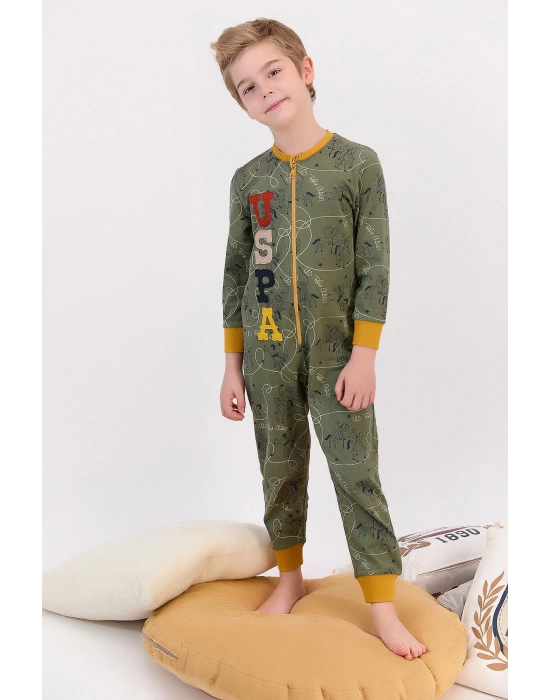 Erkek Çocuk Haki Tulum