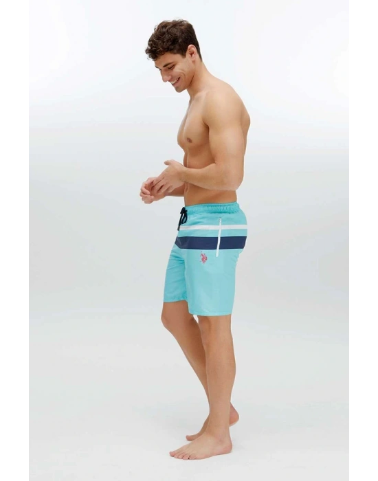 Erkek Mint Uzun Deniz Şortu 22003