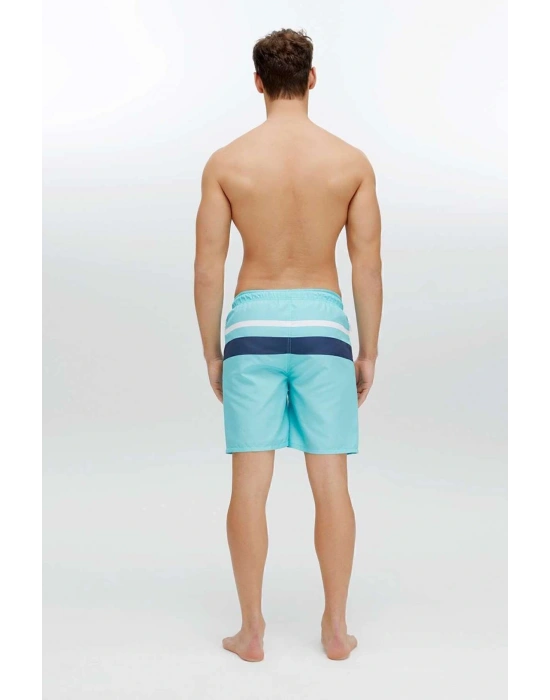 Erkek Mint Uzun Deniz Şortu 22003