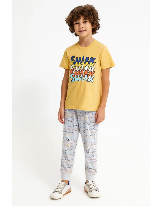 Rolypoly Shark Hardal Erkek Çocuk Eşofman Takımı