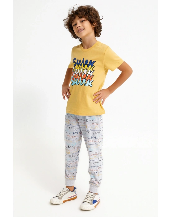 Rolypoly Shark Hardal Erkek Çocuk Eşofman Takımı