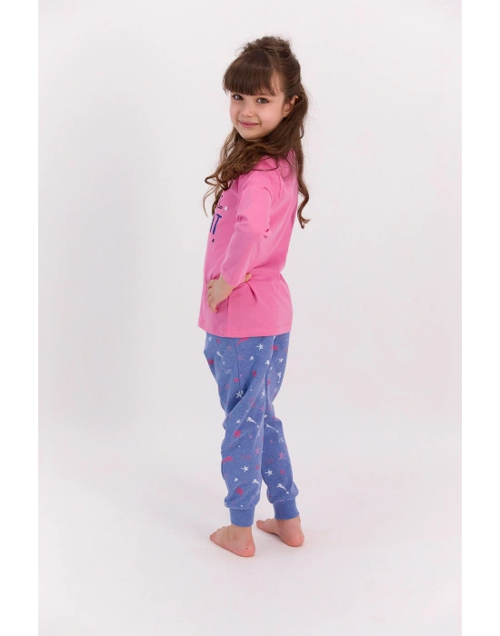 Rolypoly Shine Bright Like The Stars Pembe Kız Çocuk Pijama Takımı