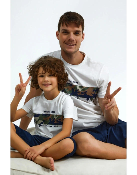 Erkek Baba Oğul Kombin Kapri Takım