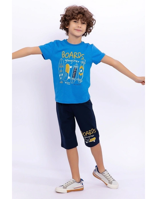 Erkek Çocuk Pamuklu Kapri Takım 2706