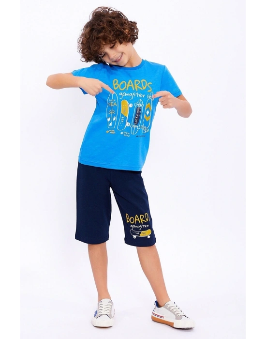 Erkek Çocuk Pamuklu Kapri Takım 2706