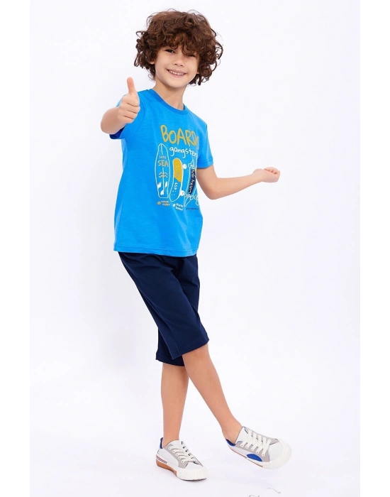 Erkek Çocuk Pamuklu Kapri Takım 2706