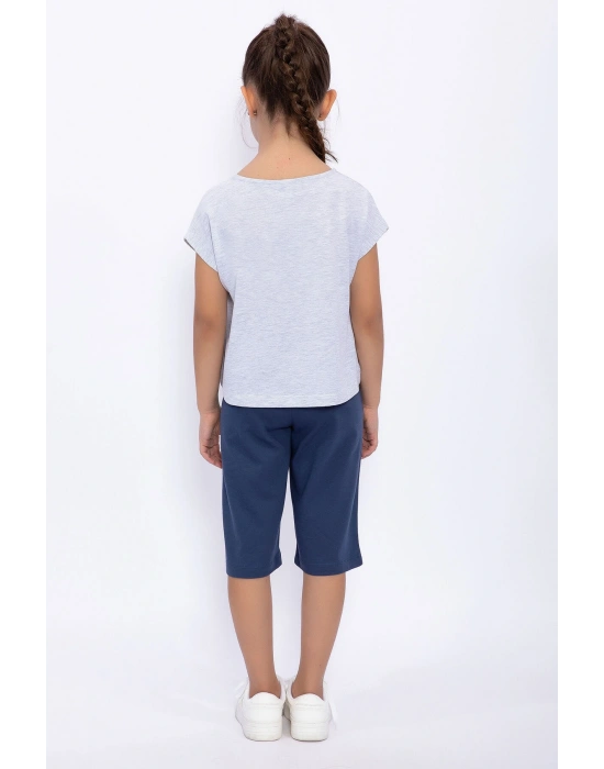 Us1063 Kız Çocuk Süprem Şortlu Takım