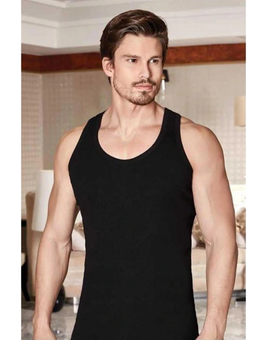 Erkek Gri Askılı Likralı Spor Atlet